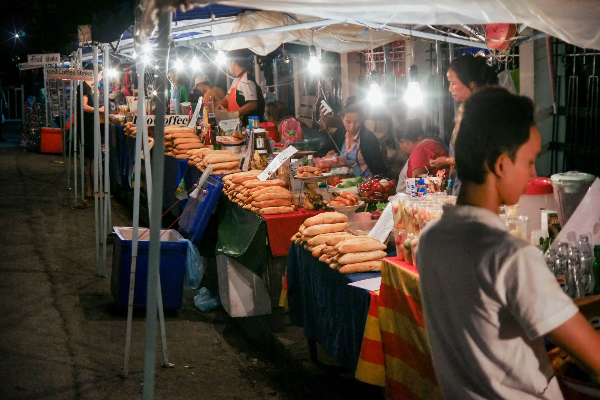 Nachtmarkt in Luang Prabang